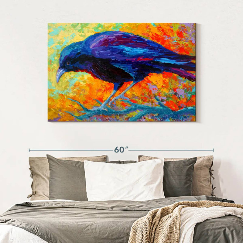 Crow IV, 32" H x 48" W