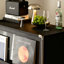 Vitrines noires en bois massif