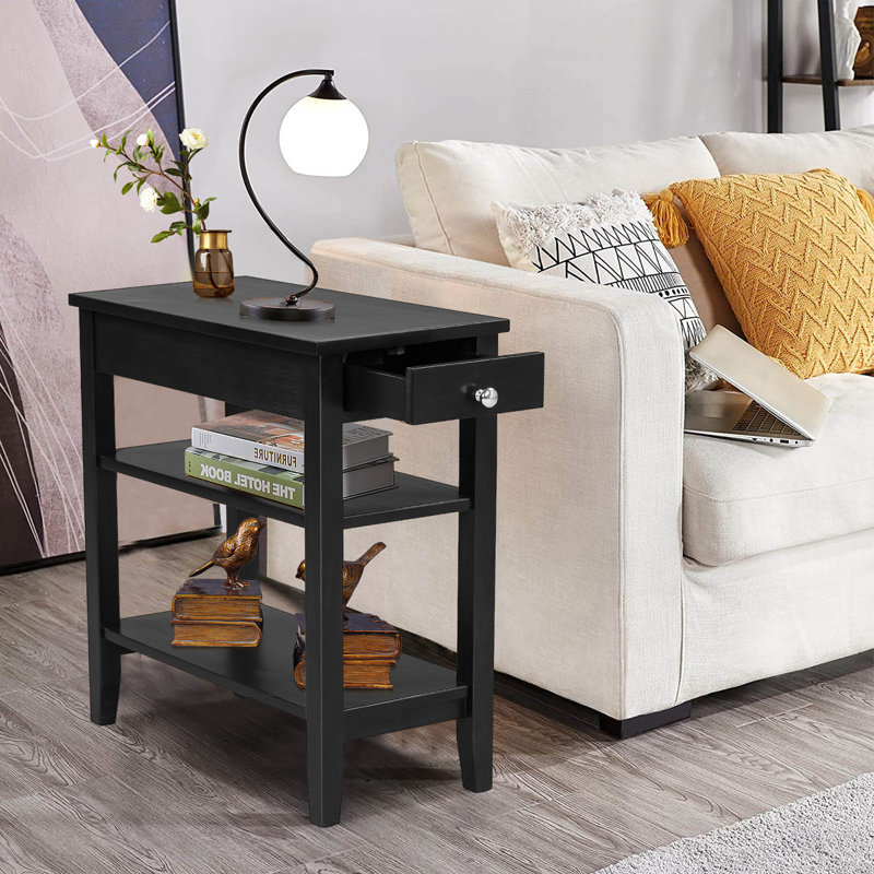 23.5'' W Nightstand, Black