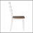 Rustic Style 6-Piece Dining Room Table Set With 4 Ergonomic Designed Chairs & A Bench (Walnut + Cottage White)-1573424240