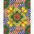 Blue/Yellow/Red/Green/Taupe