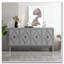 Armoire de rangement vintage 4 portes