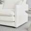 Canapés modulaires | Canapé modulaire moderne en U, méridienne réversible, 2 repose-pieds supplémentaires pour le cinéma maison de salon | Blanc | Chenille-1645742272
