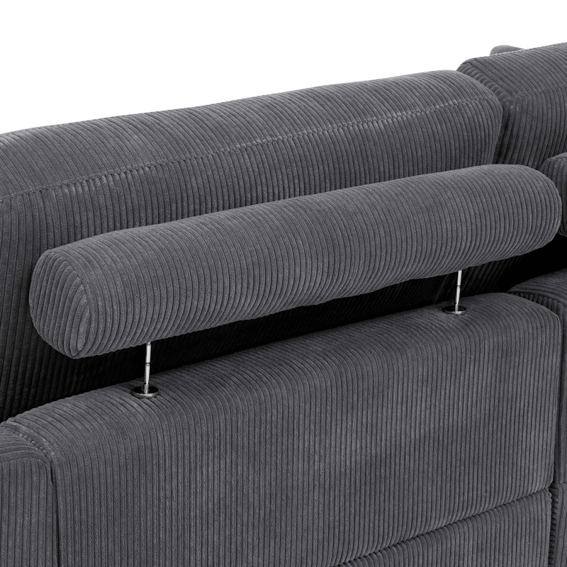 Mordecai 90'' Corduroy Sleeper Sofa - Stylish & Versatile