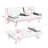 Office Double Folding Sofa Bed With Matching Coffee Table-391629034