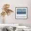 «Abstract Blue Shapes», reproduction d'art moderne sans cadre Mid-Century-1558510469