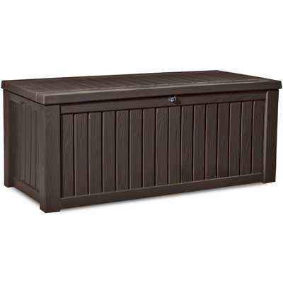 Keter Rockwood Cushion Box 570L BROWN