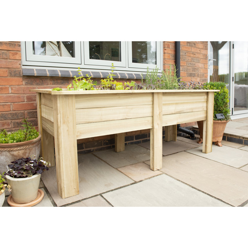 Wood Elevated Planter