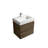 24'' Single Bathroom Vanity with Ceramic Top-92615169
