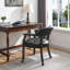 Chaise de poker avec accoudoirs pivotants capitonnés noir LUMera Collection-2030762704-2030762733