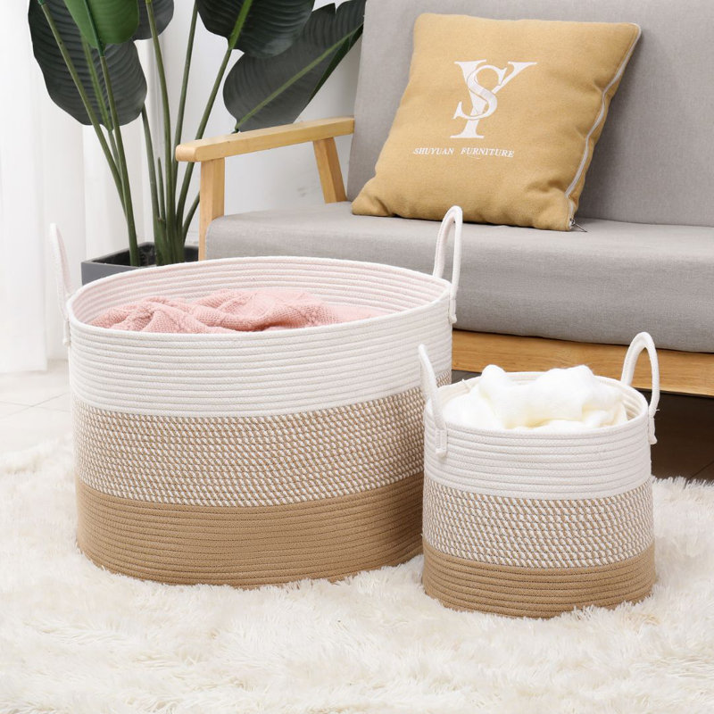 Bac de rangement en tissu Park Life Designs, 15 po x 10 po x 10 po