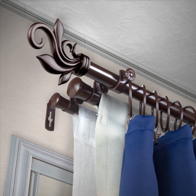 Agim Adjustable Triple Curtain Rod