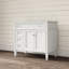 Rivers 40" Free-Standing Single Bathroom Vanity Set with Marble Vanity Top-1655146618