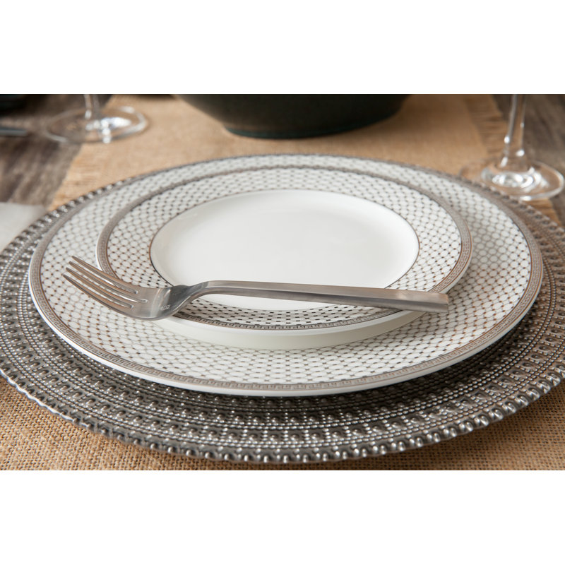 Arezzo Brushed Stainless Steel Dinner Fork, 8.25"
