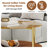 Modern Gold Round Double-Layer Coffee Table