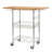 TRINITY PRO EcoStorage Kitchen Cart w/ Bamboo Top and Drop Leaf-42676547