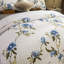 Ensemble de courtepointe à motif floral - Couvre-lit floral léger et doux pour le décor de la chambre à coucher (beige)-1716855831