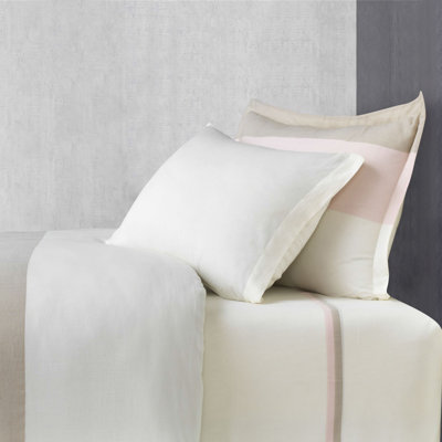 Cotton Blend Striped Duvet Cover