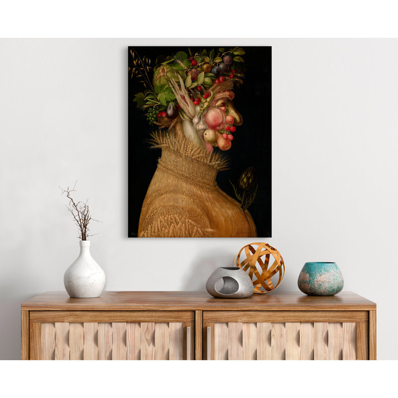 Summer by Giuseppe Arcimboldo - Wrapped Canvas Painting, 100cm H x 70cm W x 4cm D