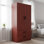 Armoire 2 portes avec 2 tiroirs Scottie