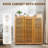 Bamboo Shoe Cabinet With Doors Freestanding Shoe Storage