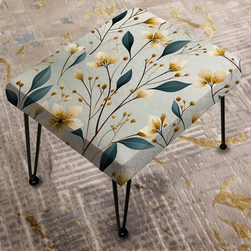 Repose-pieds Subtle Whispers V - Floral