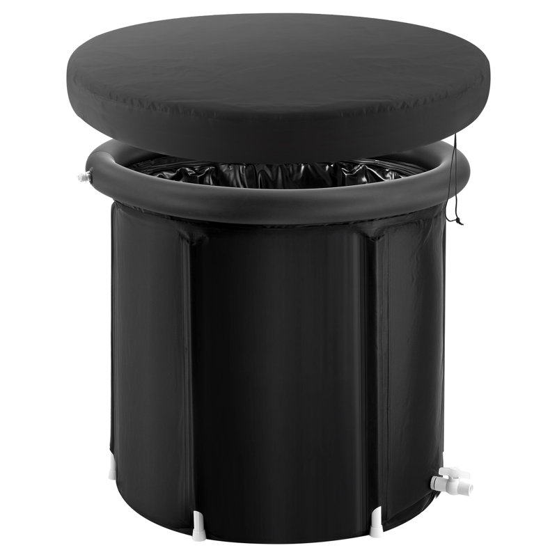 Baignoire gonflable de 31,5 po pour une immersion en eau froide relaxante, installation et entretien faciles avec anneau confortable