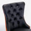 Chaise rembourrée en polyuréthane et velours-1309429673
