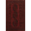 Tapis oriental rouge à motif géométrique 3 x 5