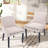 Corduroy Upholstered Solid Wood Dining Chair Side Chair (Set of 6)-105356785