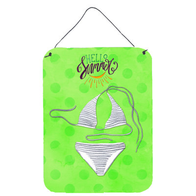 Décoration murale tapis bikini swimsuit polkadot