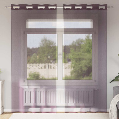 Fabric Room Darkening No Curtain Header Type Sliding Panel Pair