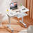 Standing Desk for Walking Pad, Wireless Moveable Height-Adjustable Desk with Drawer, Mobile Stand Up Table, Wheels Lockable, No Power Needed, for Home Office, Computer Workstation