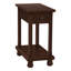 Table d'appoint, table d'appoint à 2 niveaux, table de bout, étroite, table de chevet, chambre à coucher, lampe, tiroir de rangement