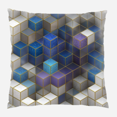 Cube Throw Pillow