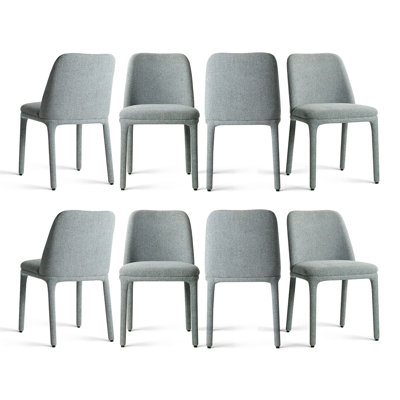 Ensemble de chaises de salle à manger rembourrées de 19,5 po de hauteur (ensemble de 8)