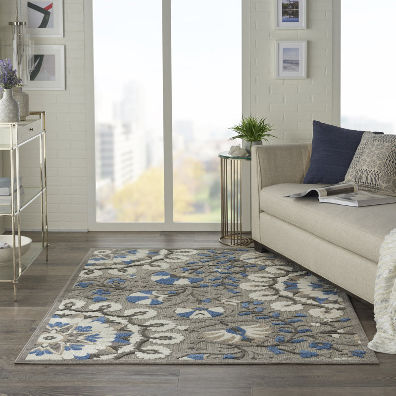 Tapis gris Newton, Rectangle 3 pi 6 po x 5 pi 6 po