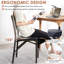 Folding Dining Chairs, Kitchen Armless Side Chairs With Padded Seats, Foldable PU Leather Dining Chairs For Home Kitchen Living Room-128908516