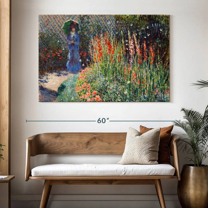 Parterre de fleurs Harnek 1876, H 34 po x l 51 po