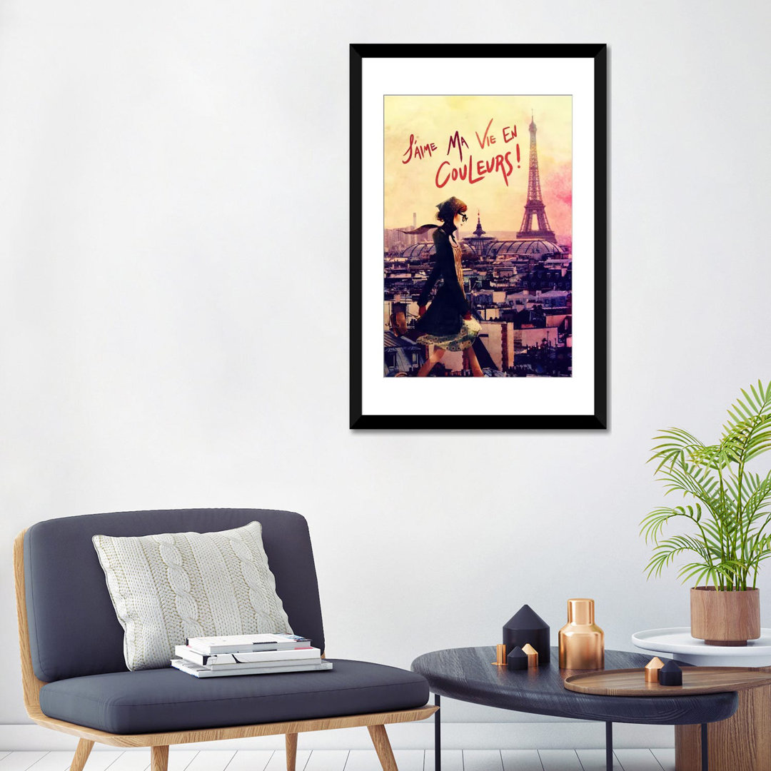 " Parisian Walk " by 5by5collective East Urban Home Mat 