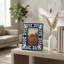 Cadre photo moderne en résine et bois avec verre - Présentoir de photos de table pour la maison-123420049-123420050