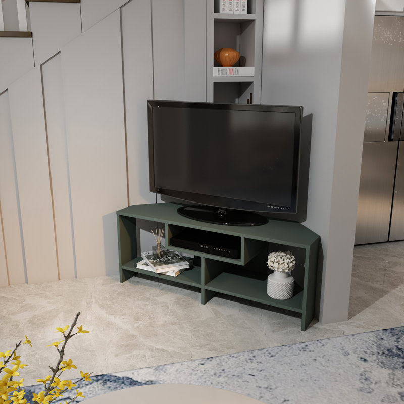 Moheed Corner TV Stand for TVs up to 50", Silva Green