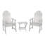 Chaise Adirondack en plastique avec table Anette-280281404