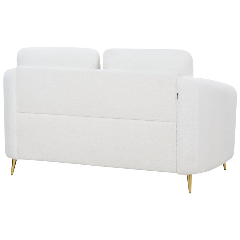 Aaronette 2 Seater Sofa, White Boucle