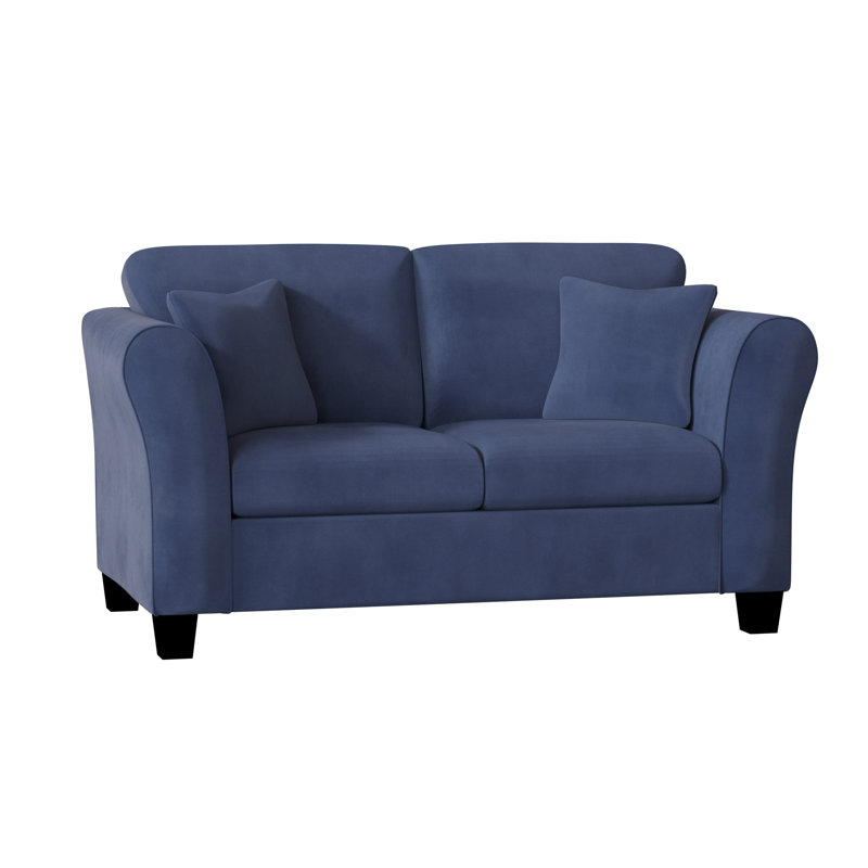 Fredericktown Upholstered 71'' Loveseat, Bulldozer Cobalt