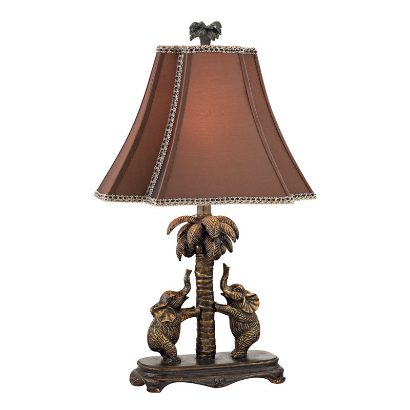 Lampe de table 1 lumière 24 po Adamslane - bronze