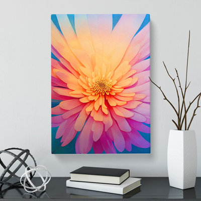 Watercolour Chrysanthemum Flower Vol.2 - Wrapped Canvas