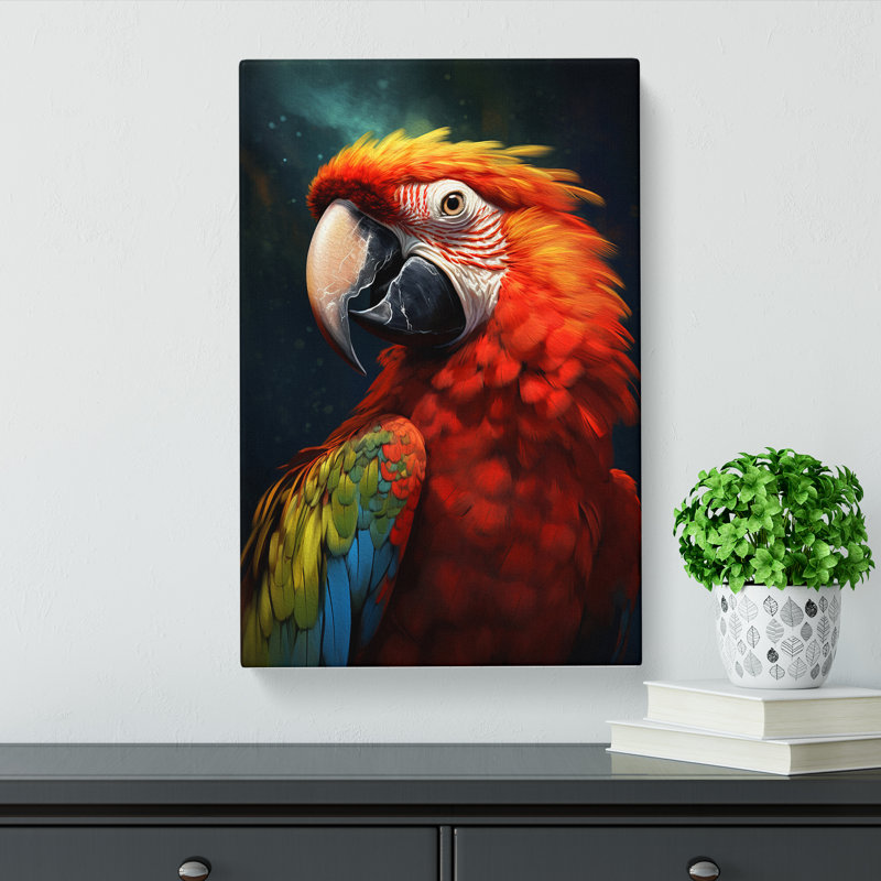 Parrot Conceptual - No Frame Print, 60cm H x 40cm W x 3cm D