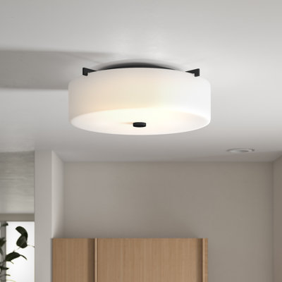 Spencer 3 Light Glass Flush Mount