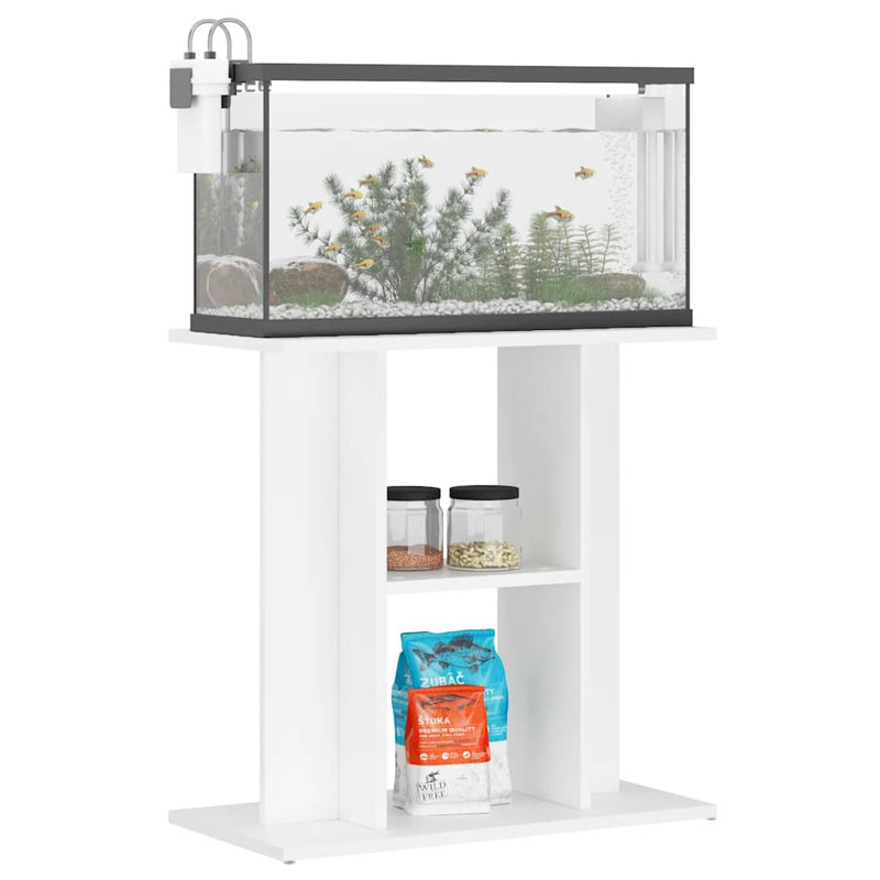 Aquarium Stand Rectangular Modern Sleek Fish Tank Cabinet